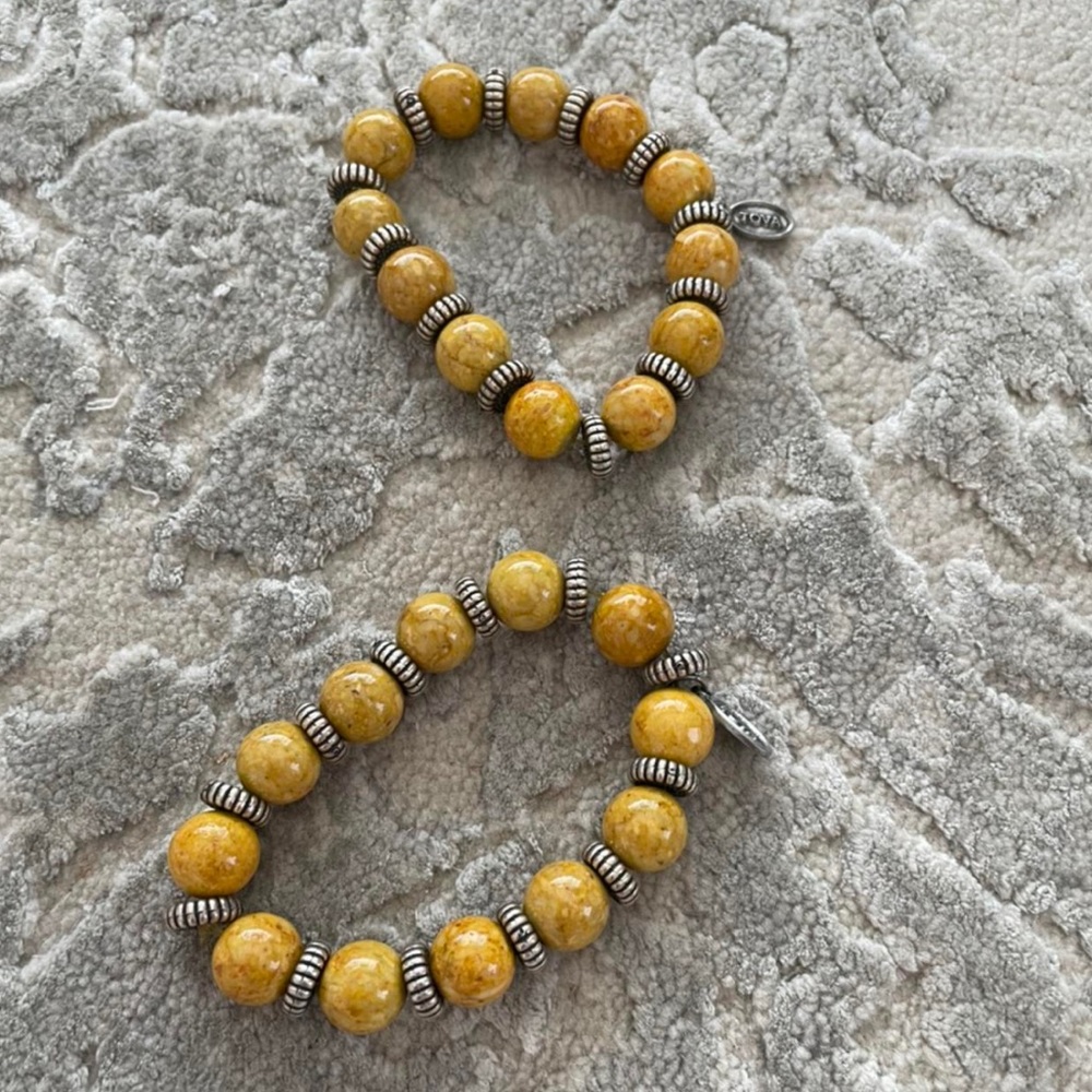 Set of two beaded bracelets!